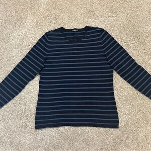 JMcLaughlin Navy Striped Sweater
